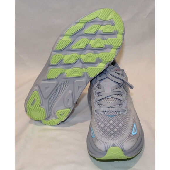 Hoka One‎ Women's Clifton 9 Running Athletic Sneakers GLLS NIB GRAY PINK - Picture 7 of 7